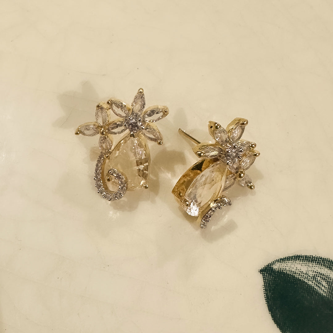 Bloom Crystal Studs