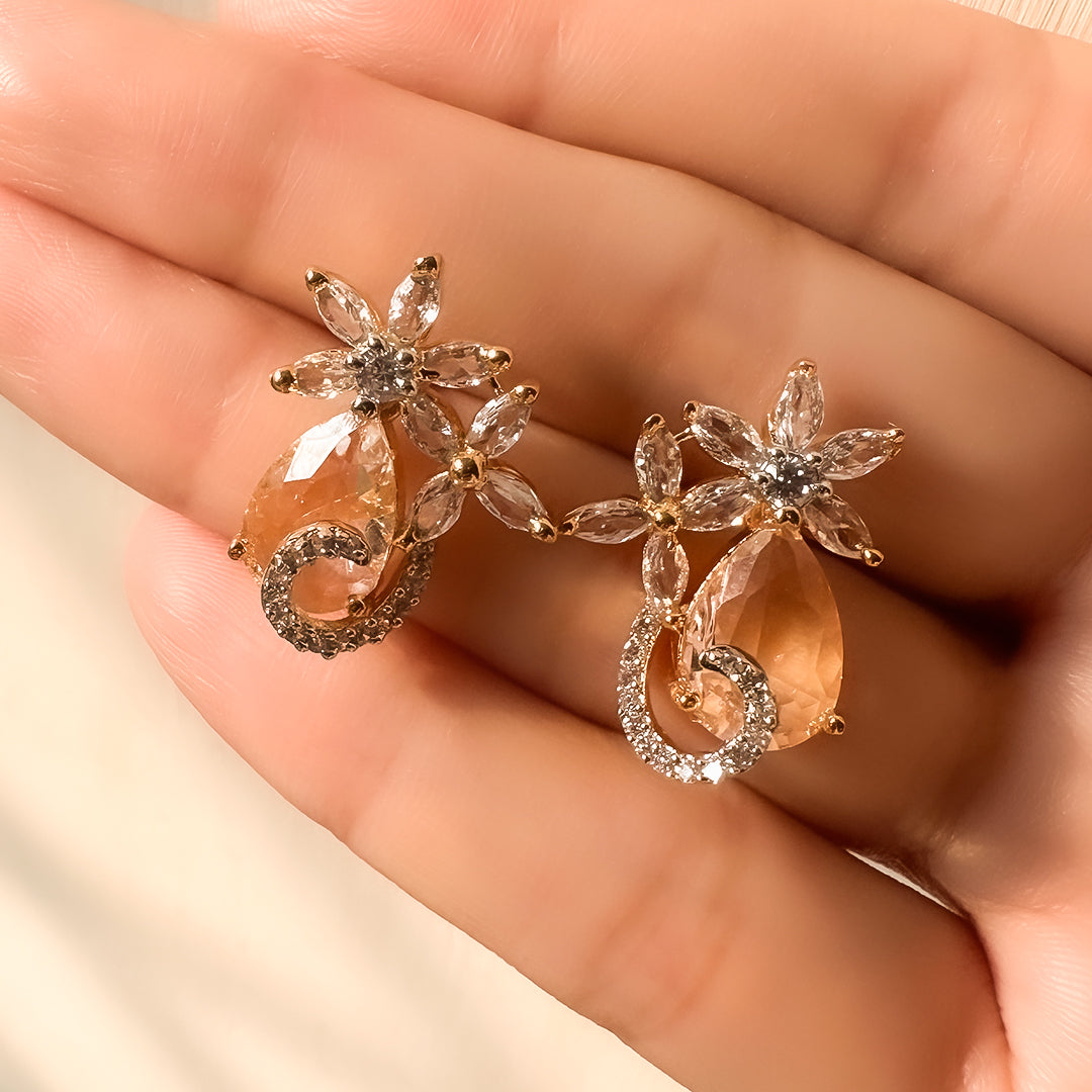 Bloom Crystal Studs