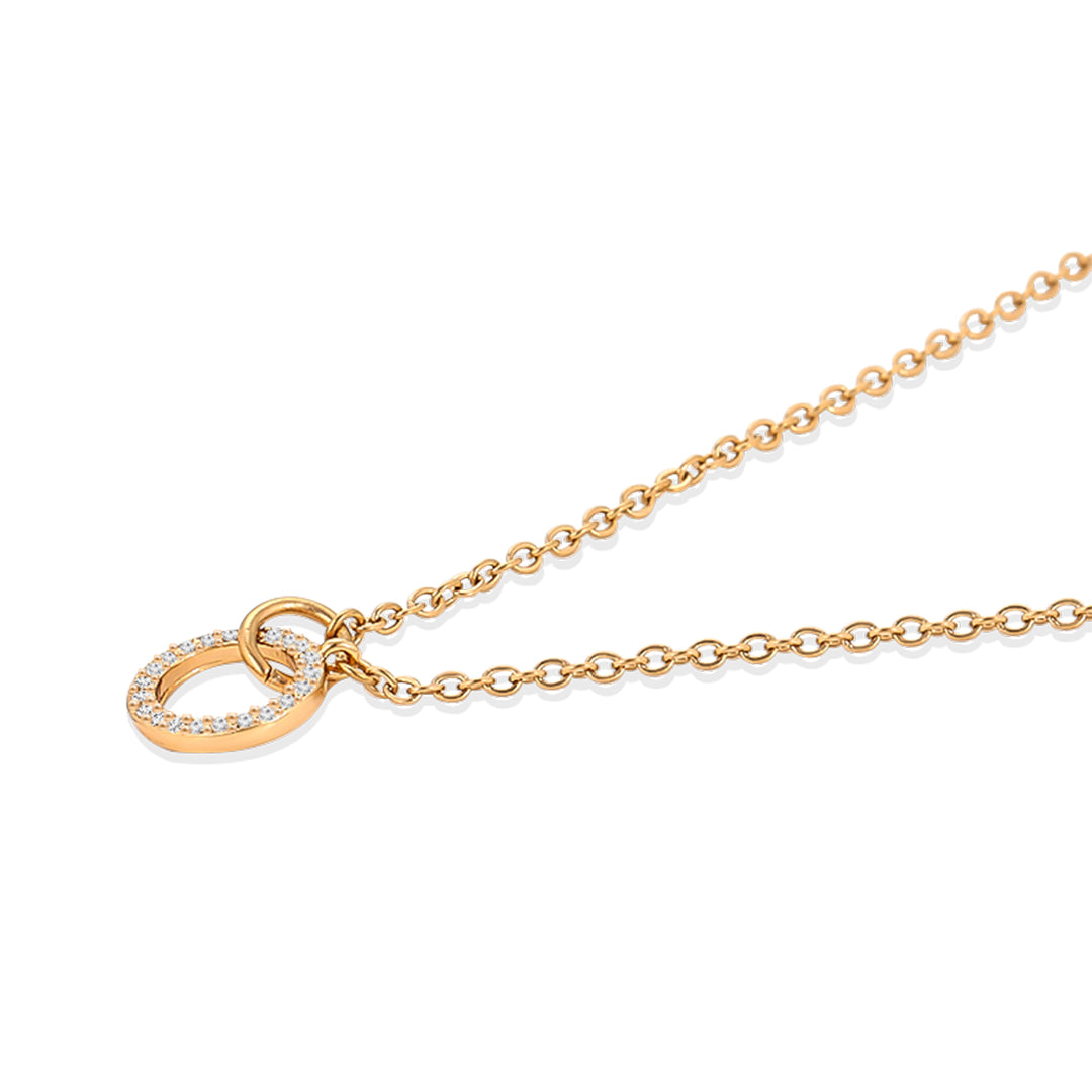 Gold Circle Necklace
