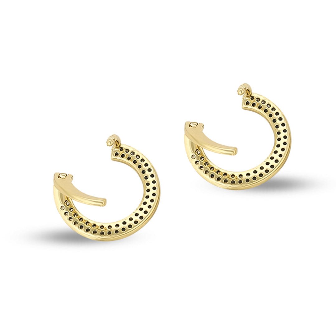 Dazzling Gold Hoop Earrings