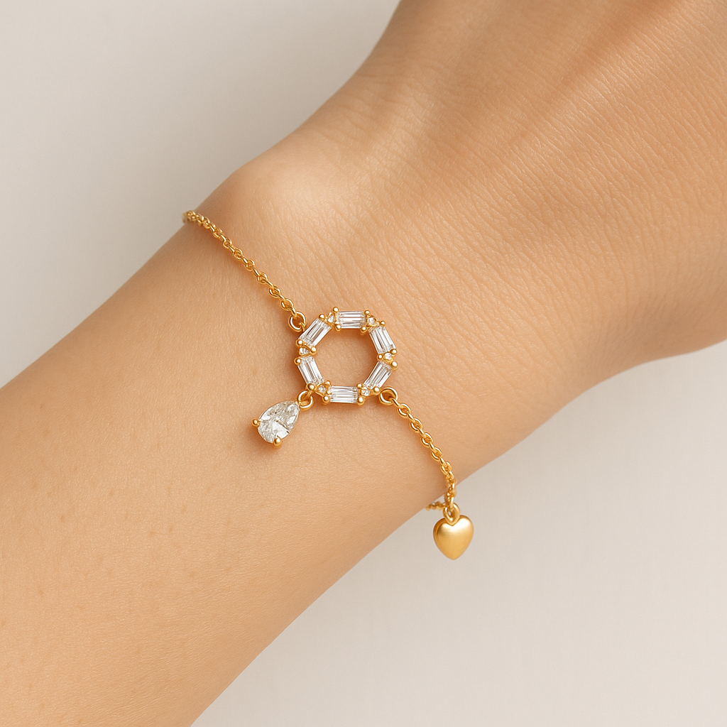 Gold Charm Bracelet