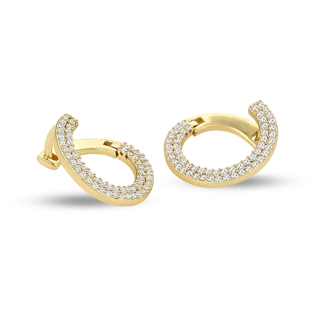 Dazzling Gold Hoop Earrings