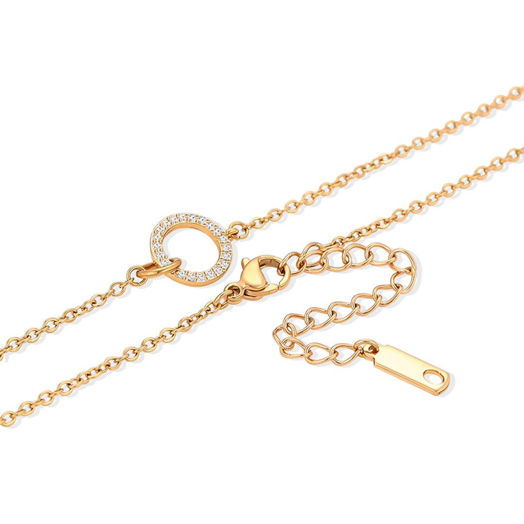 Gold Circle Necklace