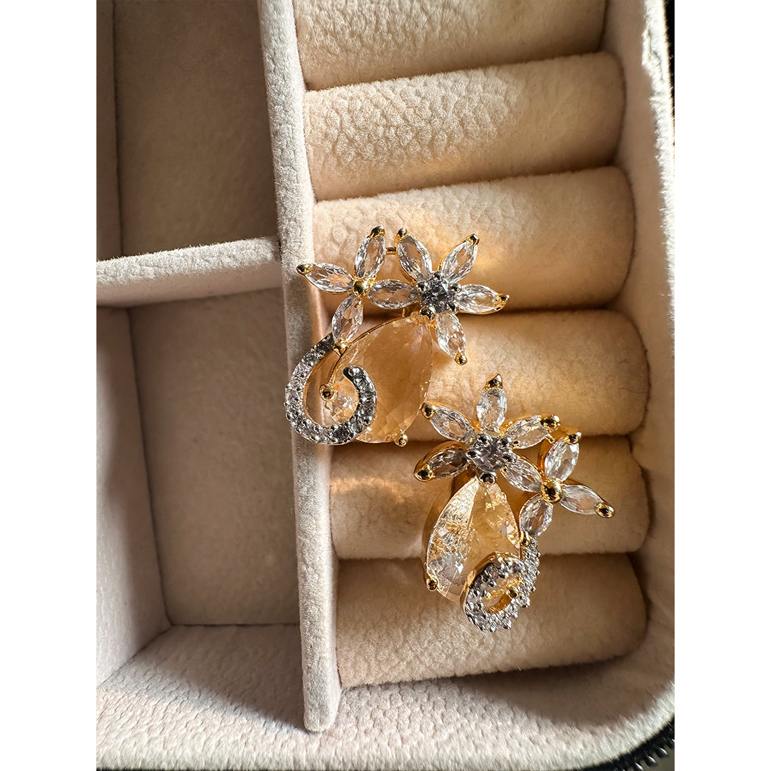 Bloom Crystal Studs