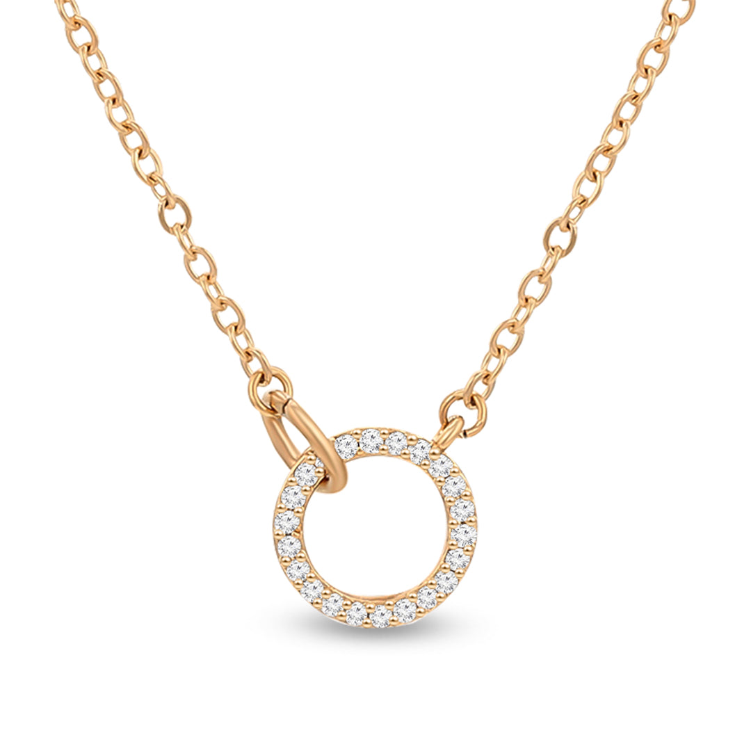 Gold Circle Necklace