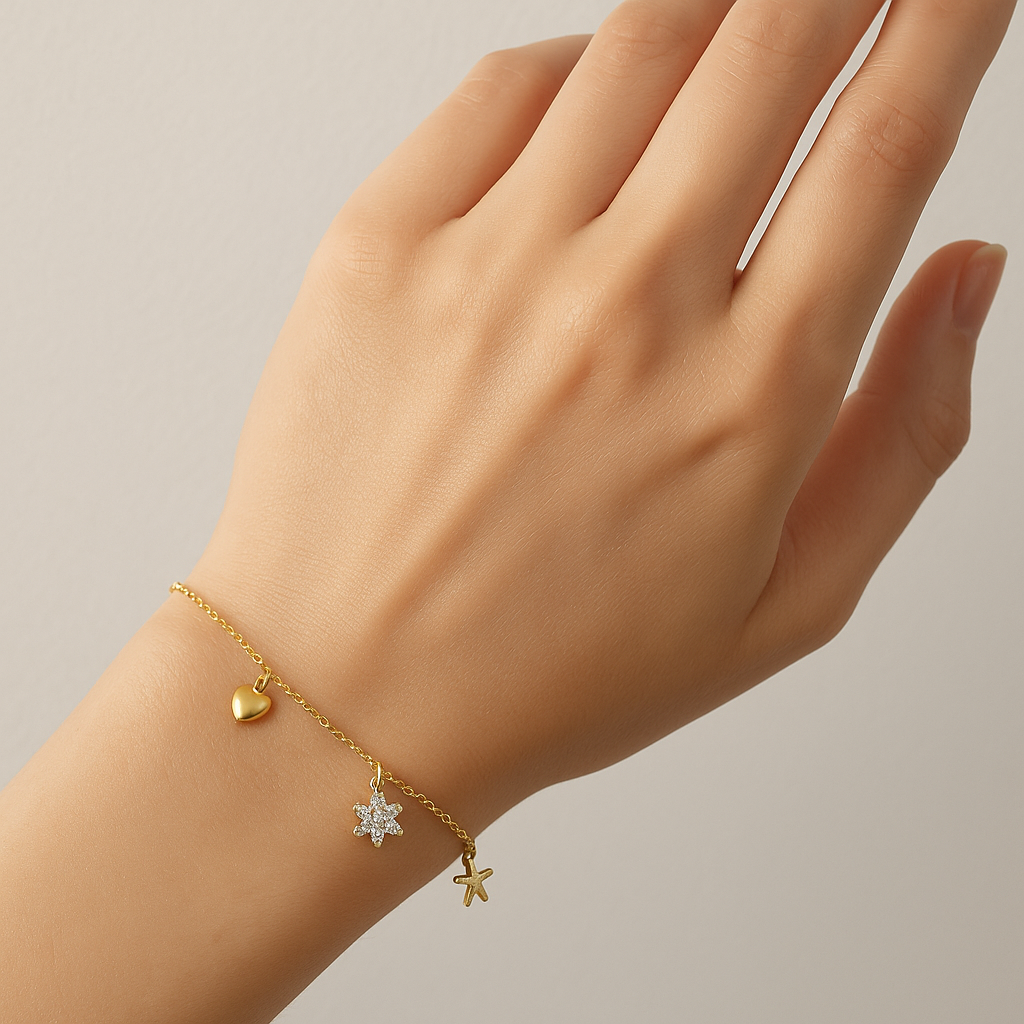 Ocean Bloom Gold Bracelet