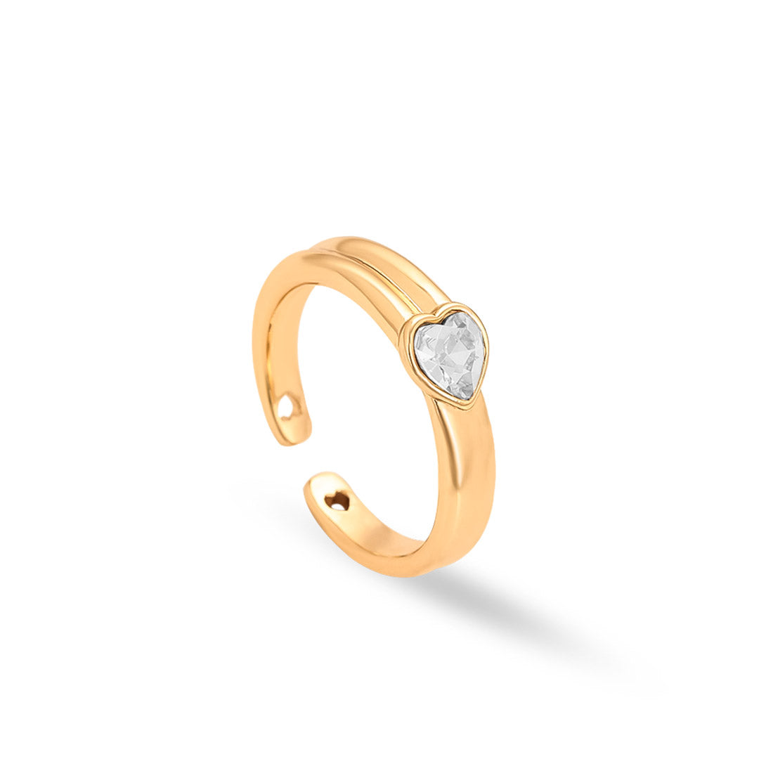 Heartlight Gold Ring