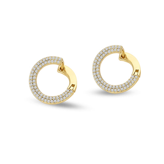Dazzling Gold Hoop Earrings