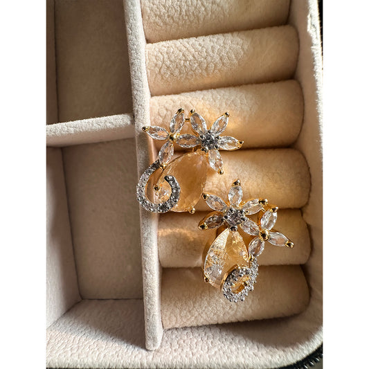Bloom Crystal Studs