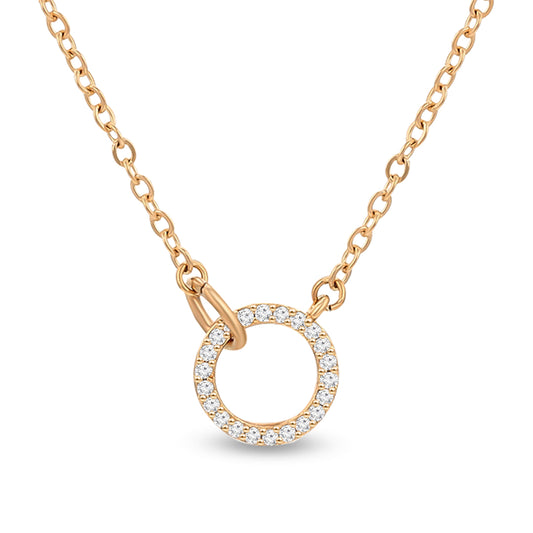 Gold Circle Necklace
