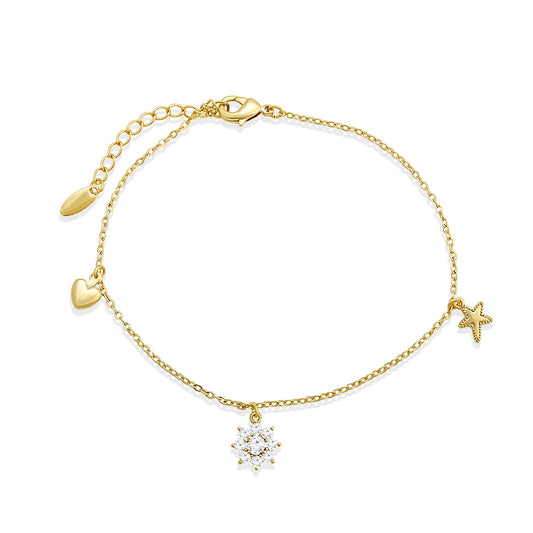 Ocean Bloom Gold Bracelet